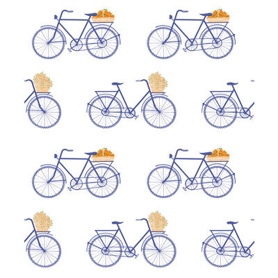 GASTON Y DANIELA GDW5435.003.0 BICICLETAS AZUL Wallpaper - Eade's Wallpaper
