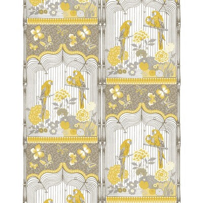 GASTON Y DANIELA GDW5452.001.0 AVIARY OCRE Wallpaper - Eade's Wallpaper