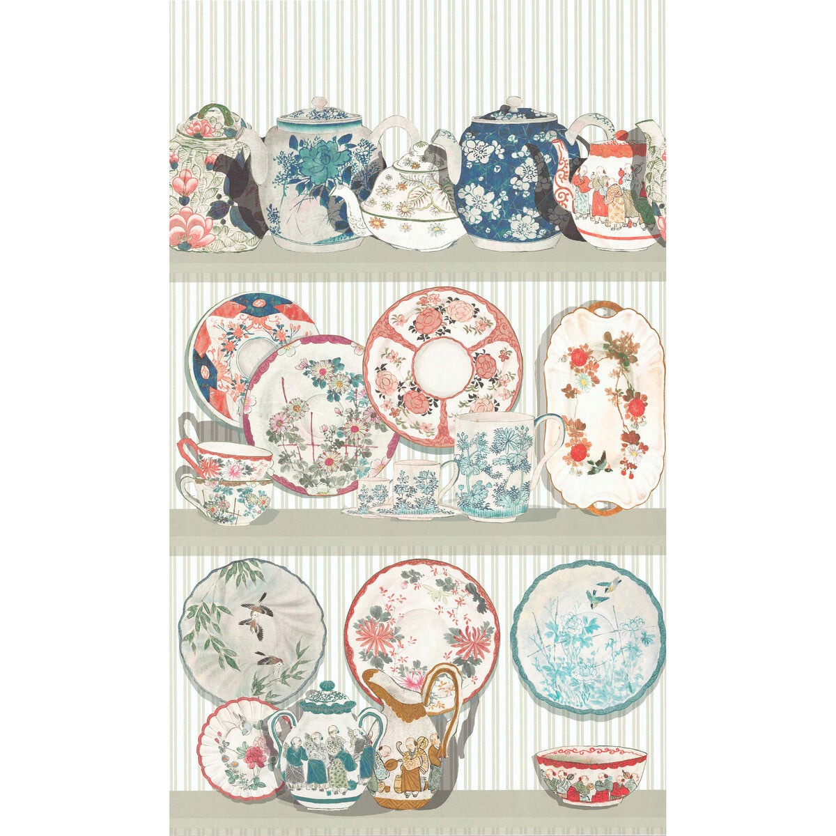 GASTON Y DANIELA GDW5769.001.0 TEA TIME MULTI Wallpaper - Eade's Wallpaper