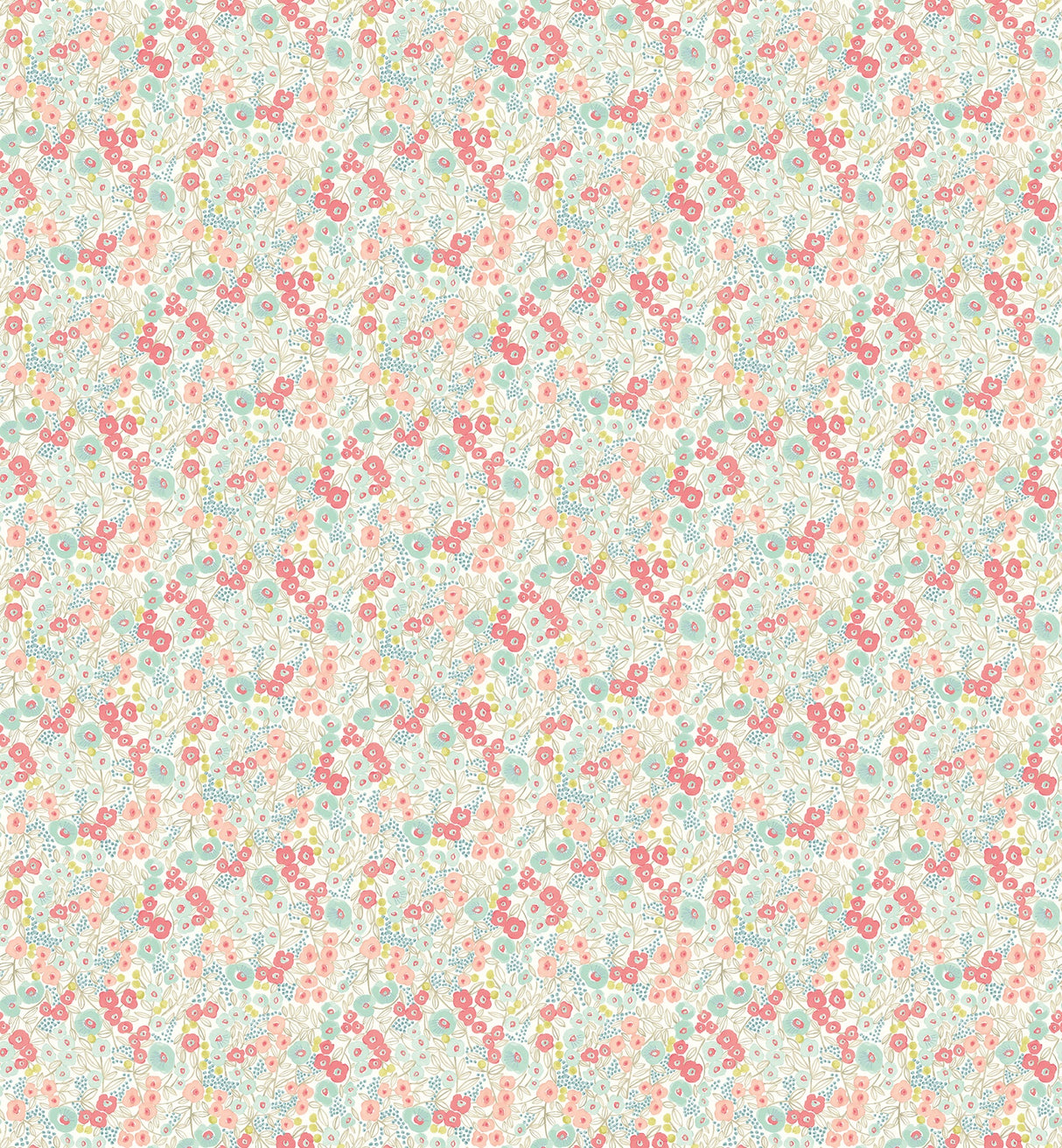 ohpopsi GHS50118W Flora Coral Garden Wallpaper