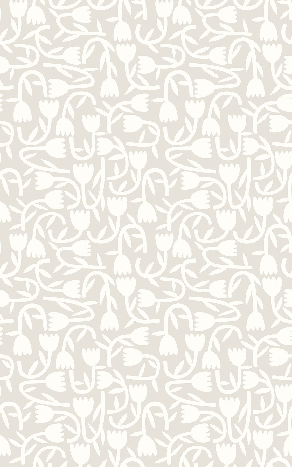 ohpopsi GHS50131W Aino Taupe Tiny Tulip Wallpaper