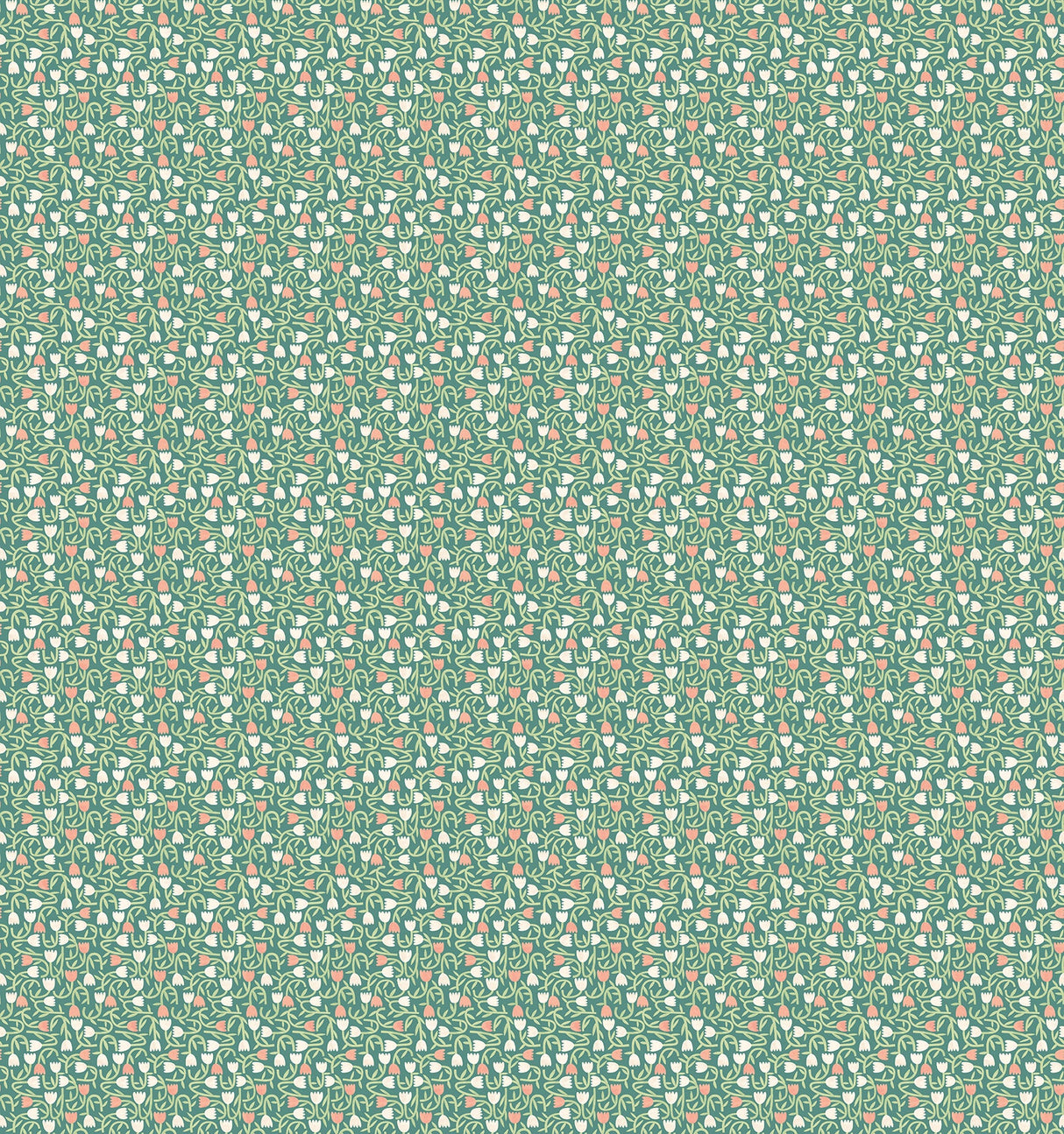 ohpopsi GHS50138W Aino Green Tiny Tulip Wallpaper