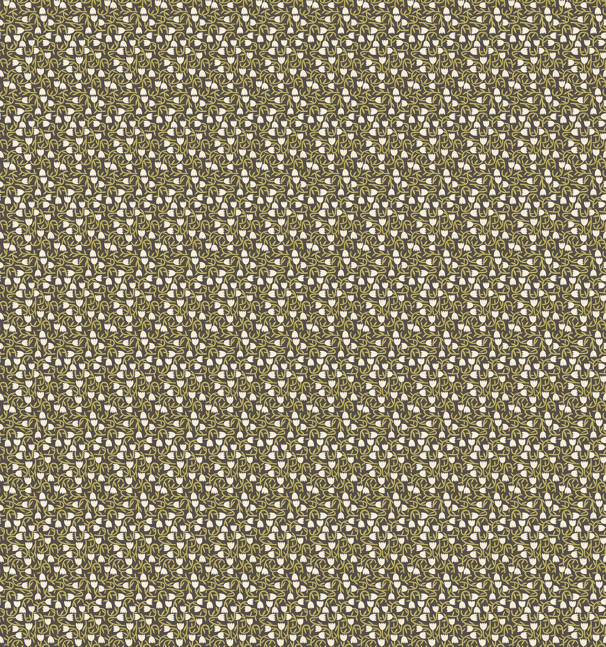 ohpopsi GHS50140W Aino Black Tiny Tulip Wallpaper