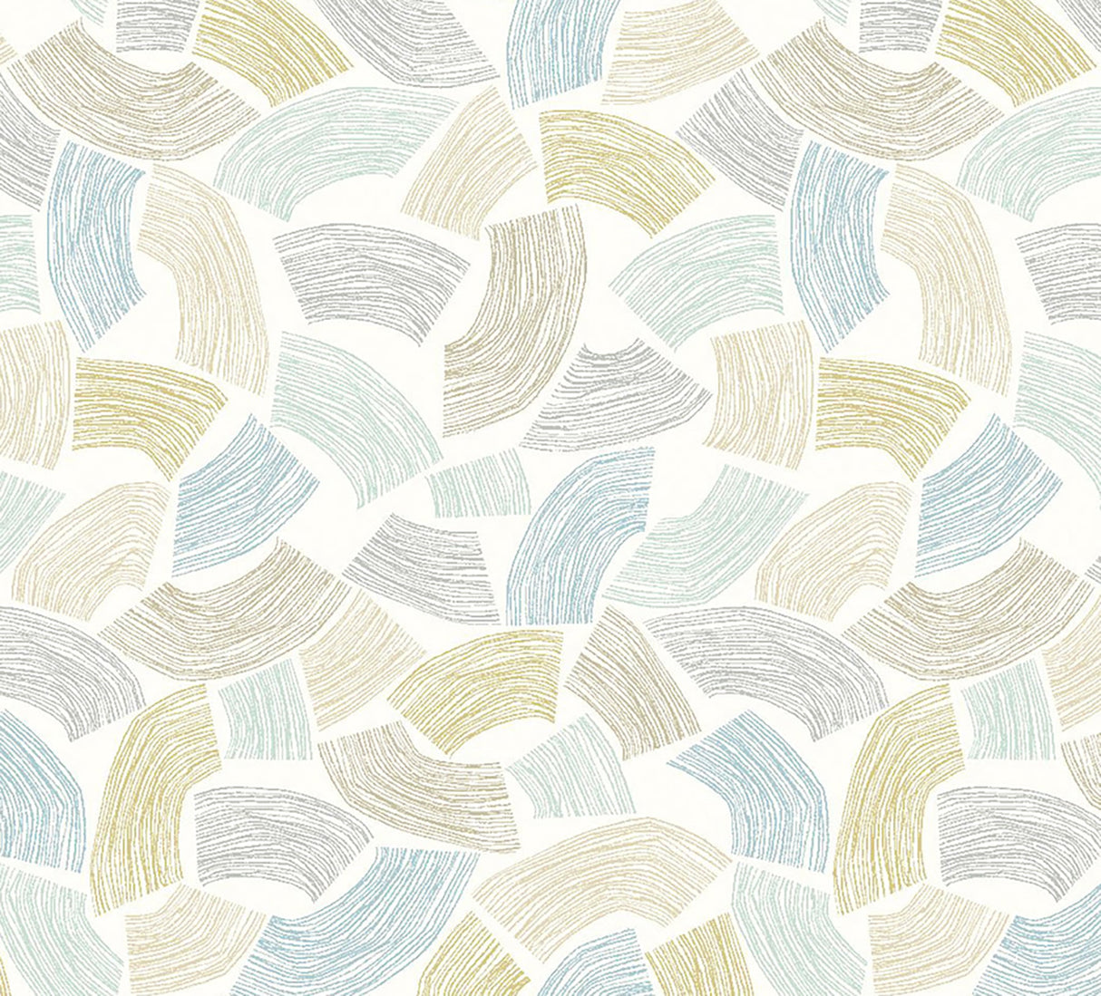 ohpopsi GHS50156W Elements Light Yellow Scribbled Arches Wallpaper