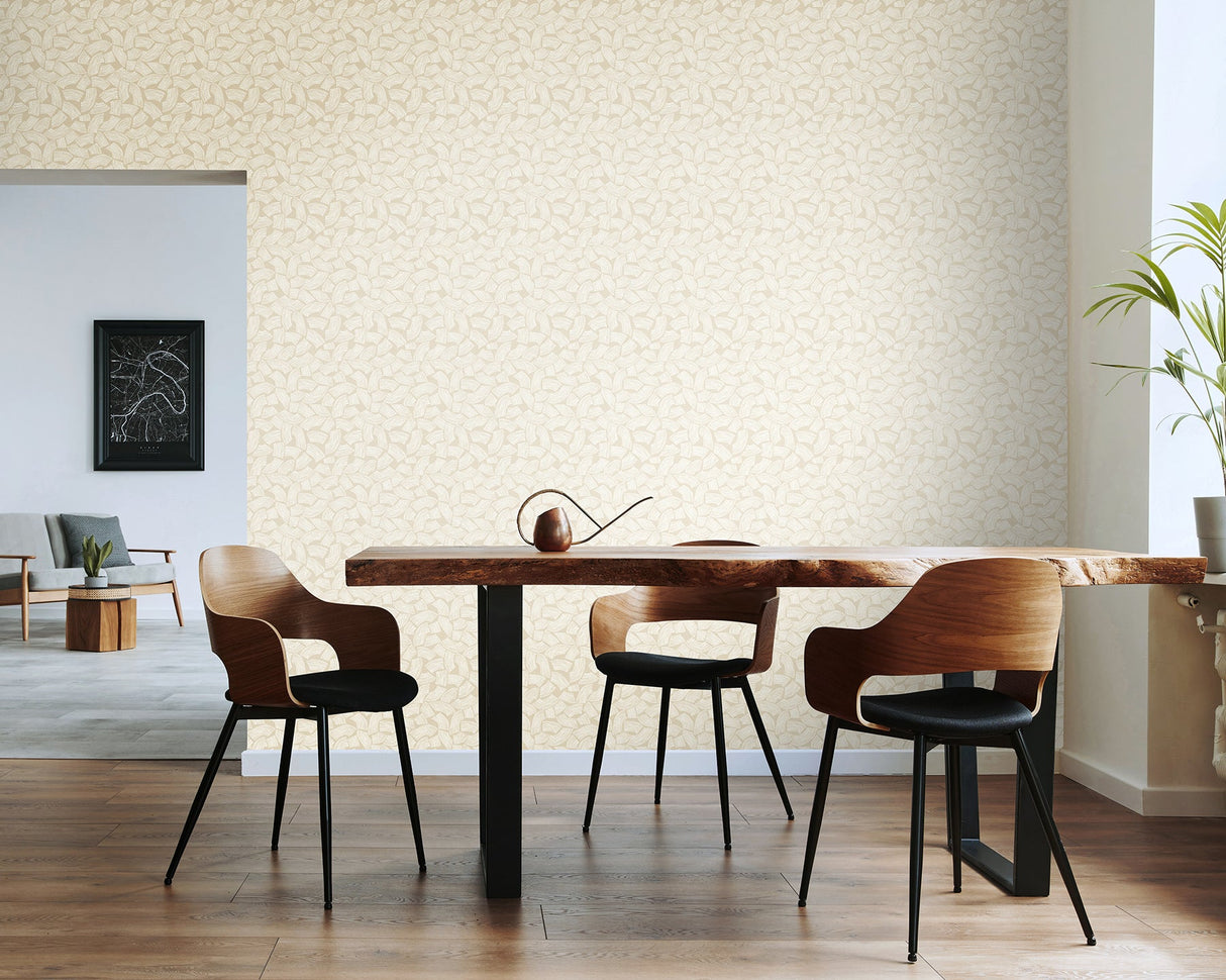 ohpopsi GHS50160W Elements Neutral Scribbled Arches Wallpaper