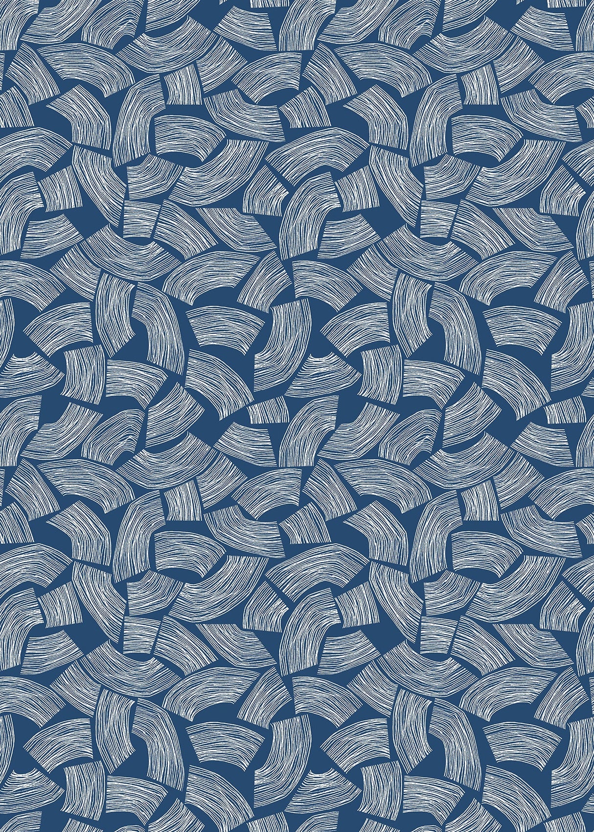 ohpopsi GHS50164W Elements Indigo Scribbled Arches Wallpaper