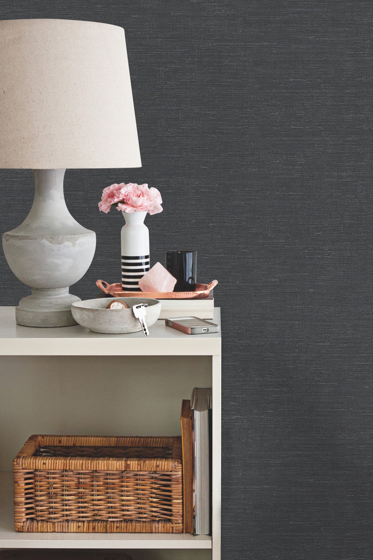 York GL0514N Essence Blue Metallic Wallpaper