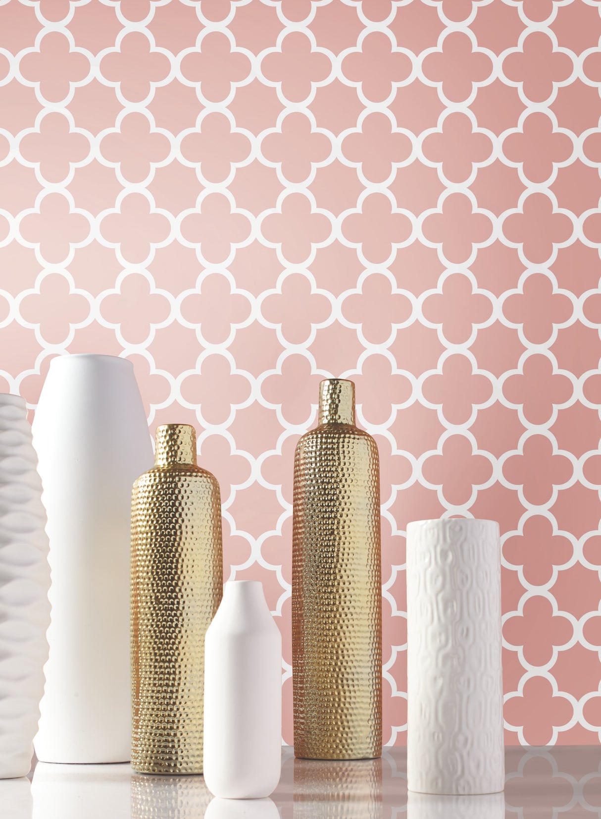 York GM7515 Framework Pink Wallpaper