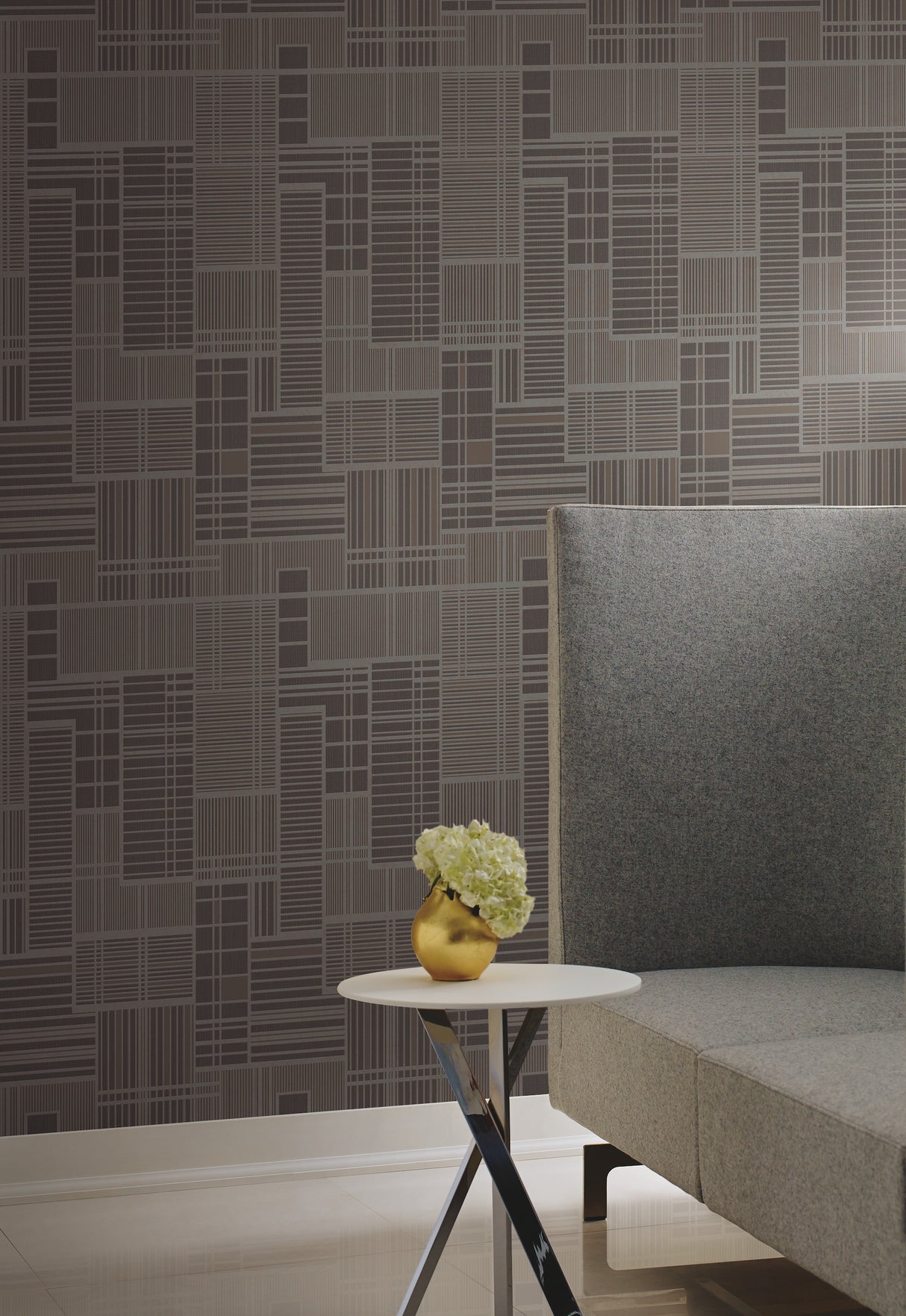 York GM7530 Remodel Charcoal Wallpaper