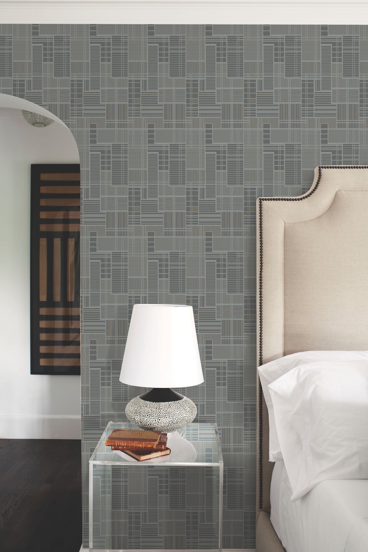 York GM7530 Remodel Charcoal Wallpaper