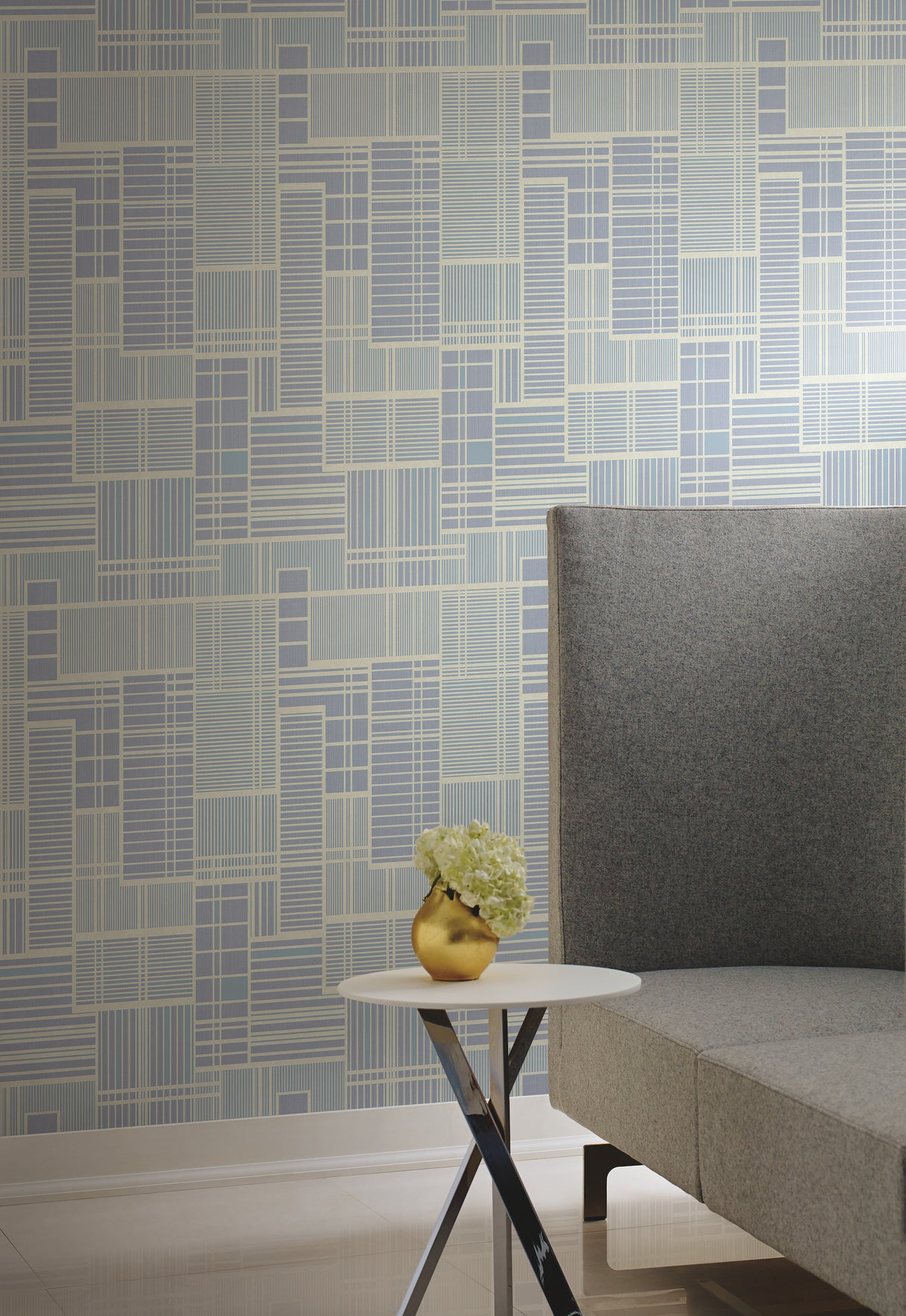 York GM7531 Remodel Blue Wallpaper