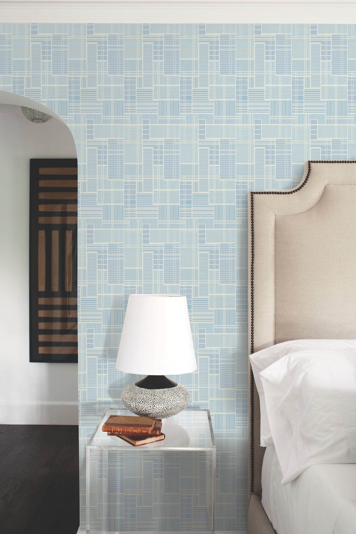York GM7531 Remodel Blue Wallpaper