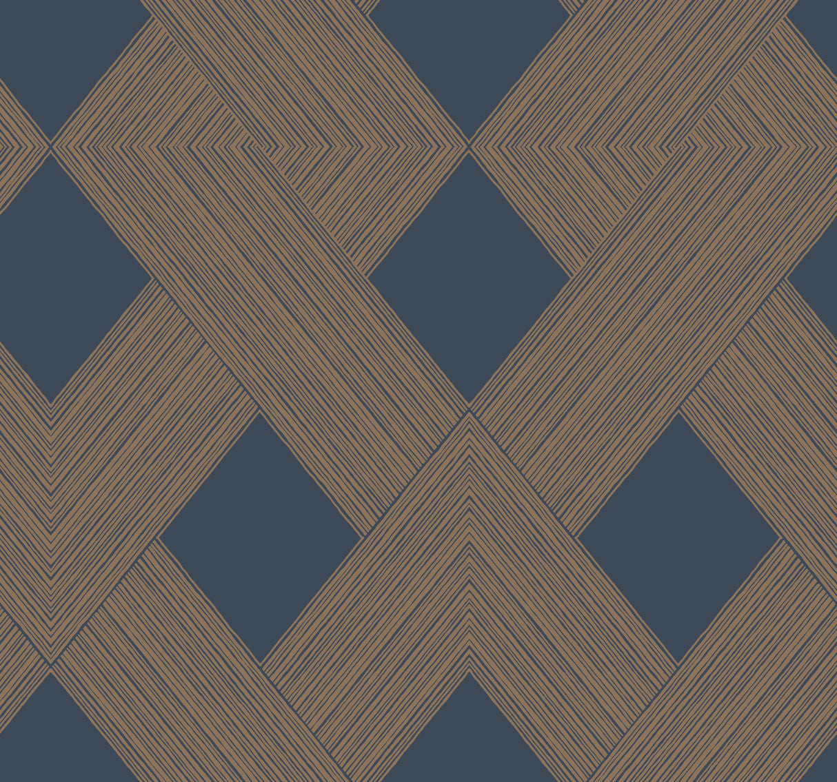 York GM7540 Beveled Edge Navy Wallpaper