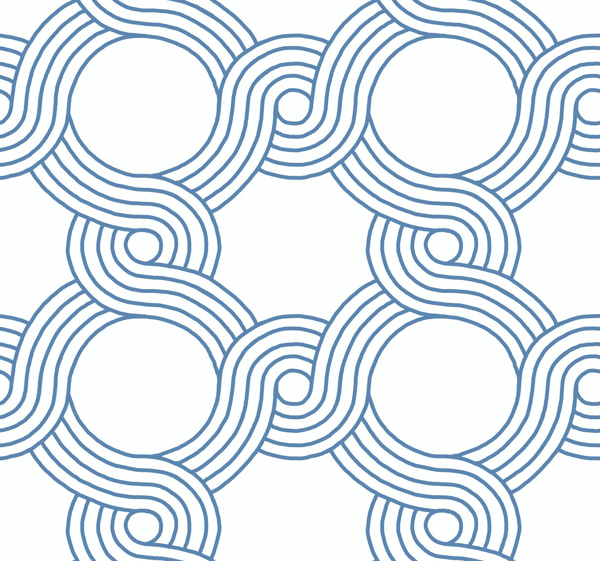 York GM7594 The Twist Blue Wallpaper