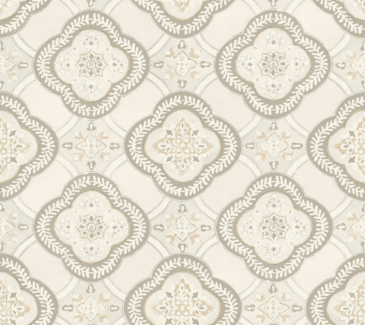 York GO8212 Garden Trellis Hazel Wallpaper