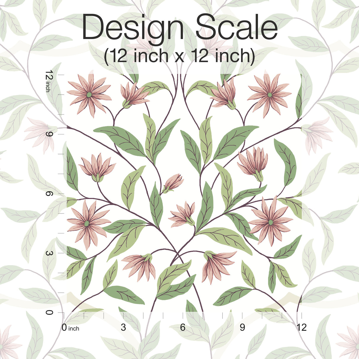 York GO8252 Jasmine Coral Wallpaper