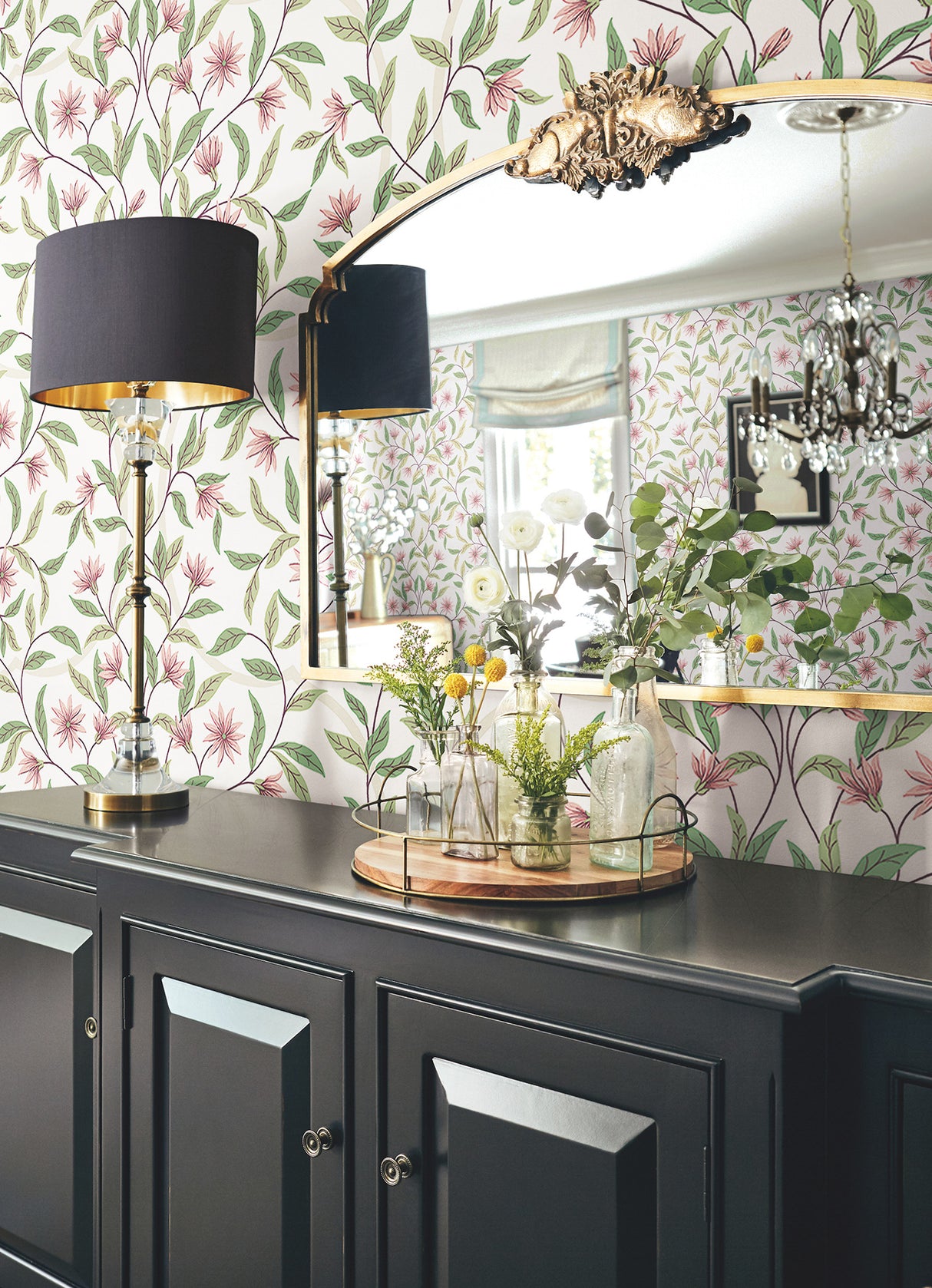 York GO8252 Jasmine Coral Wallpaper