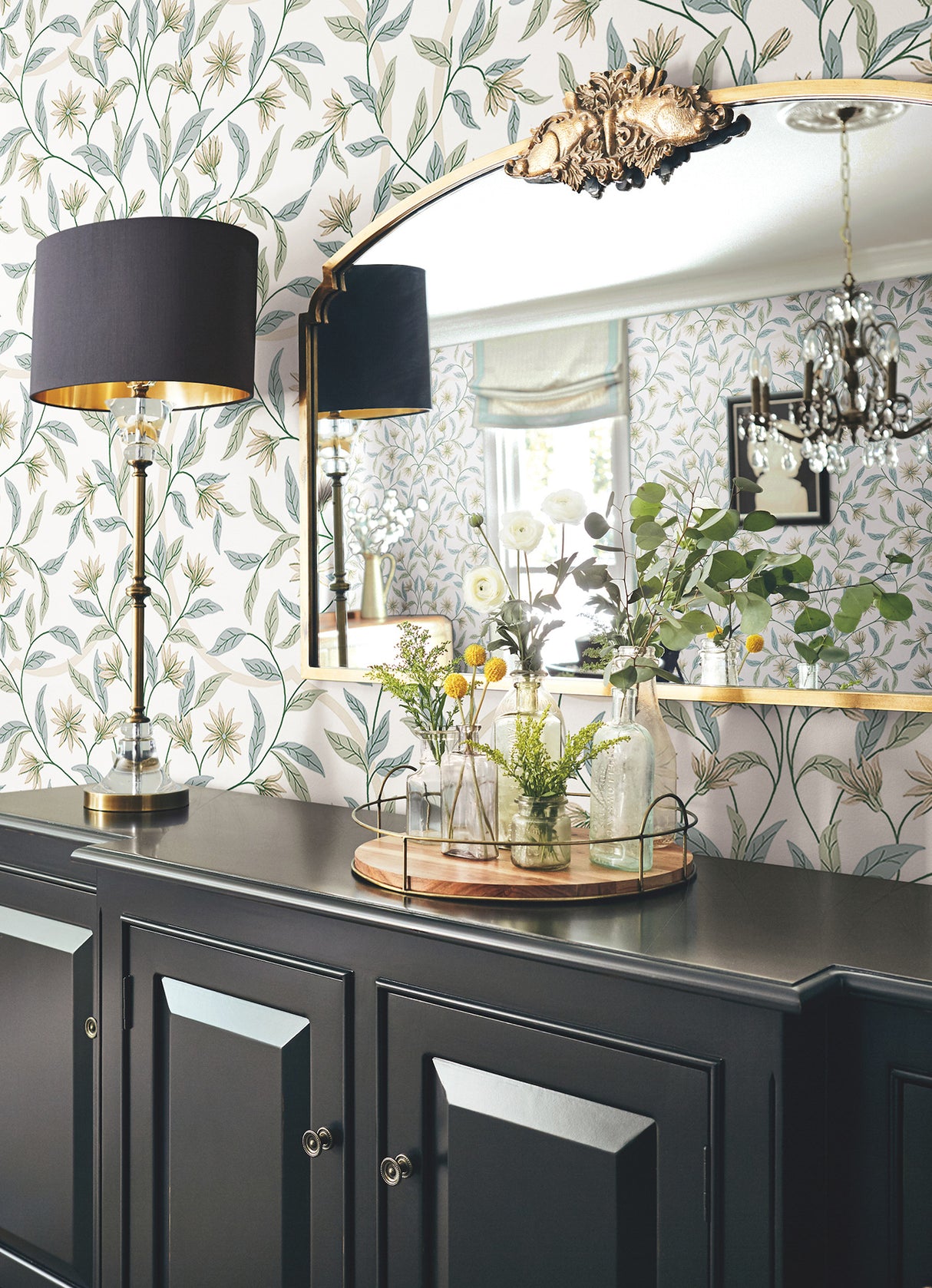 York GO8253 Eucalyptus Jasmine Wallpaper