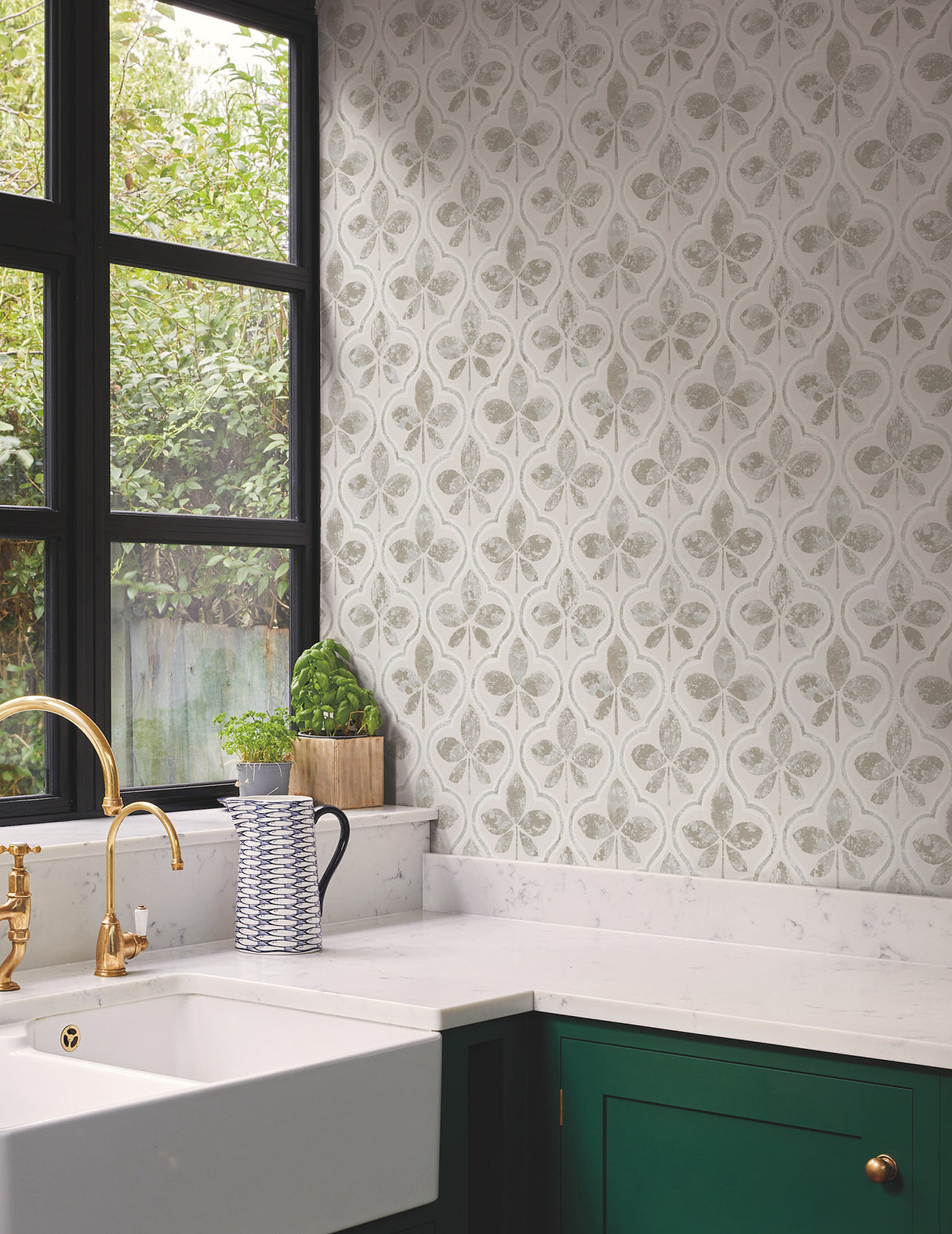 York GO8272 Sevilla Grey Wallpaper