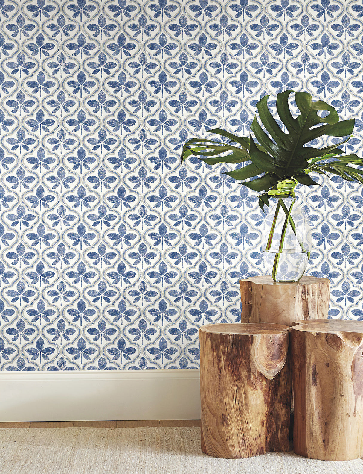 York GO8273 Sevilla Cobalt Wallpaper