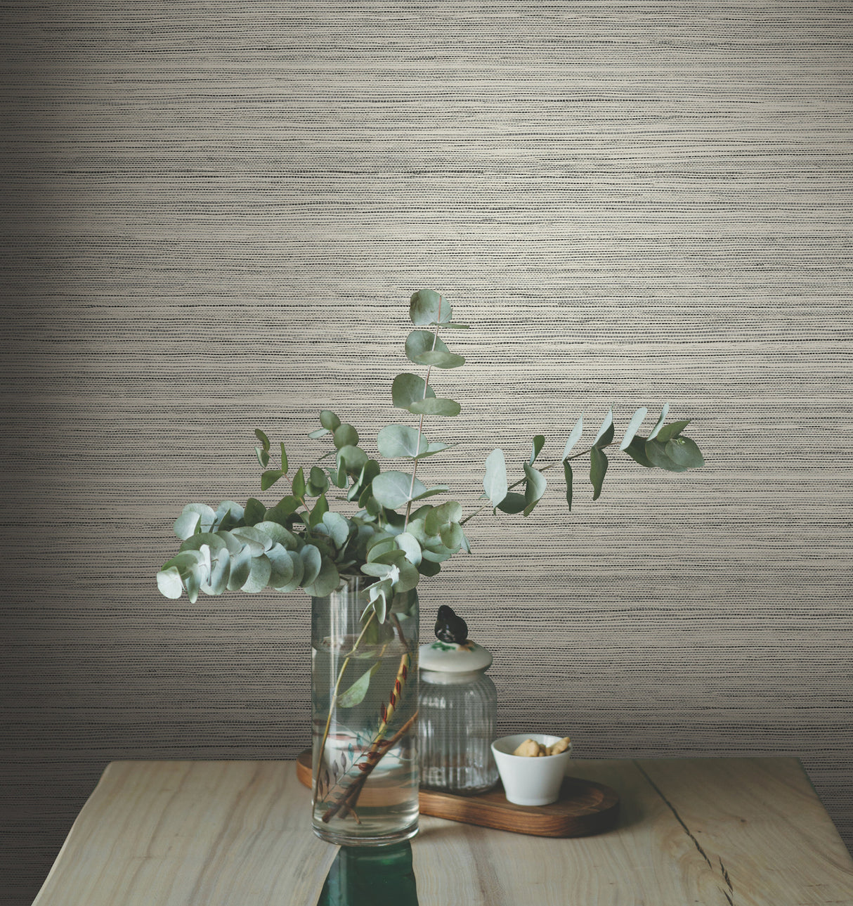 York GO8304 Fountain Grass Onyx Wallpaper