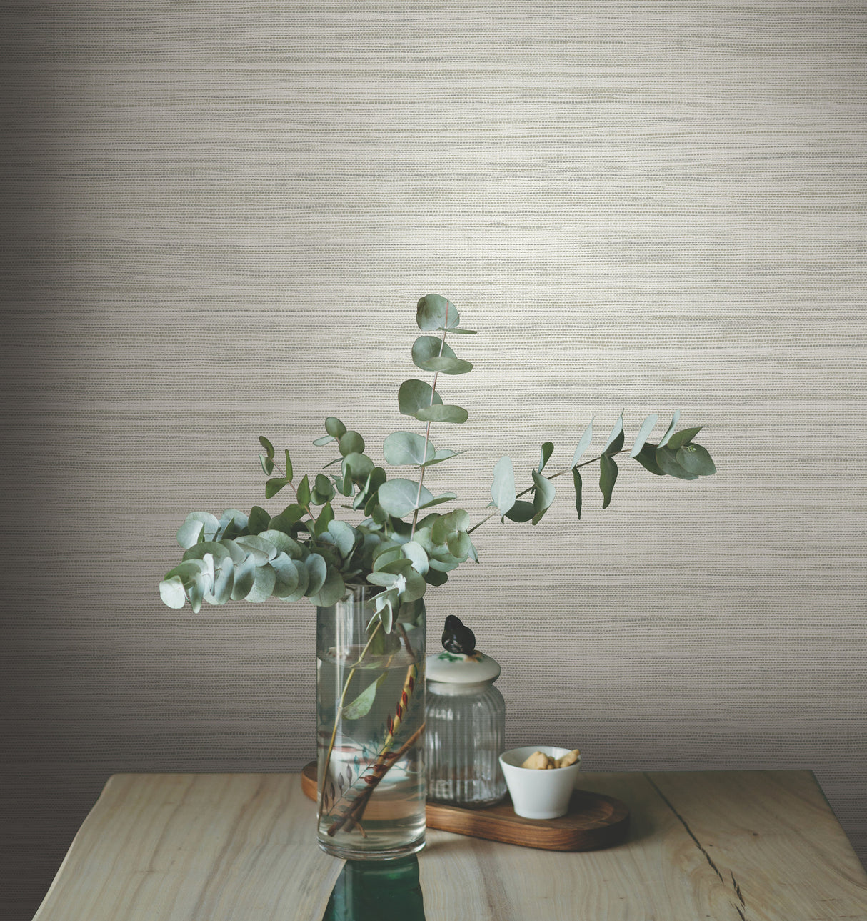 York GO8306 Fountain Grass Sand Wallpaper