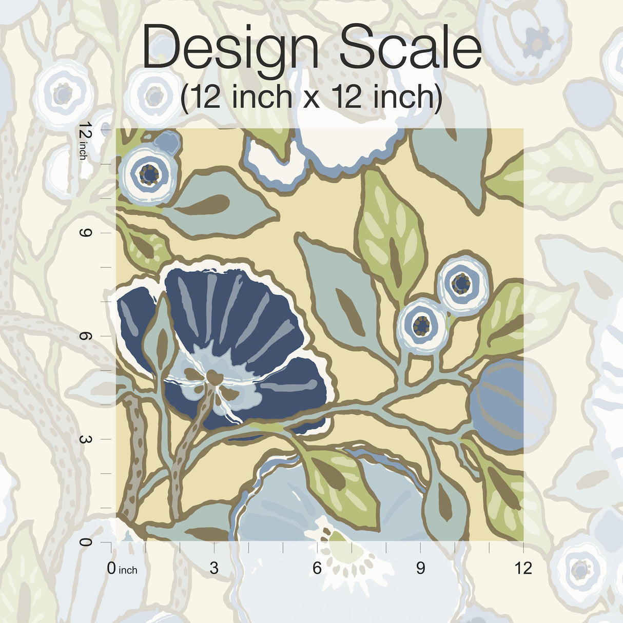 York GO8311 Vincent Poppies Sunflower Wallpaper