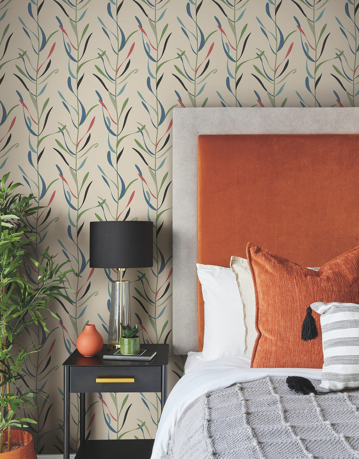 York GO8326 Chloe Vine Savanna Wallpaper