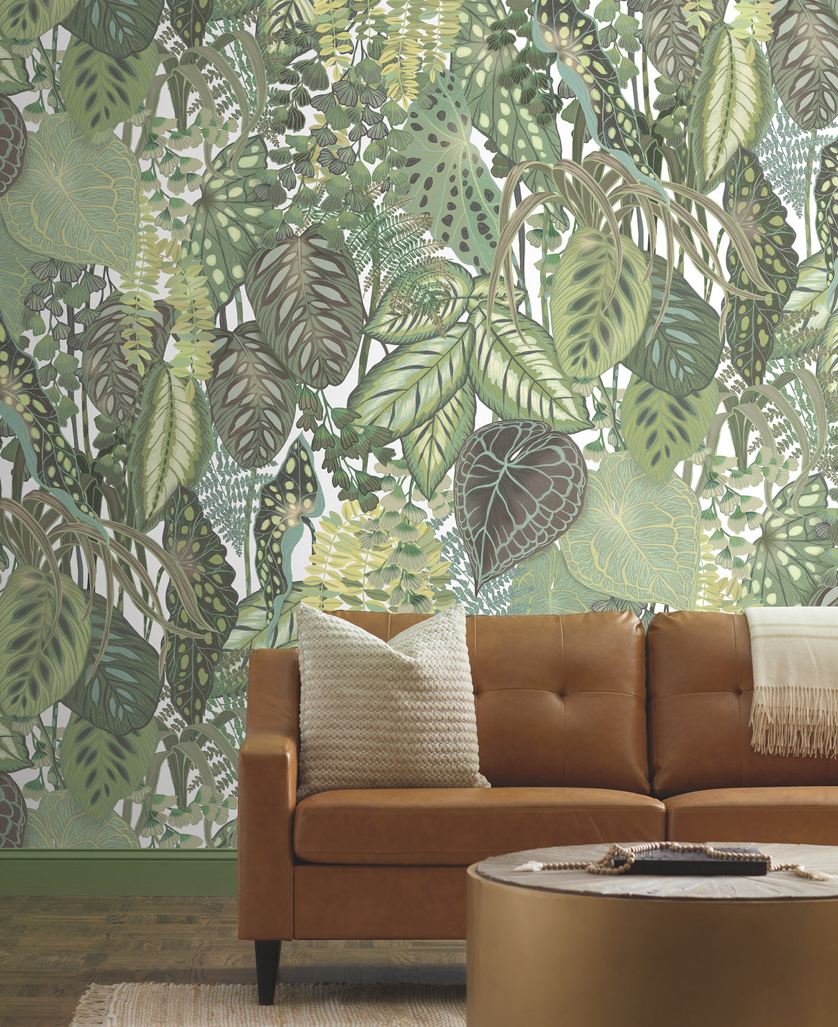 York GO8332M Greenery Cotton Wall Mural