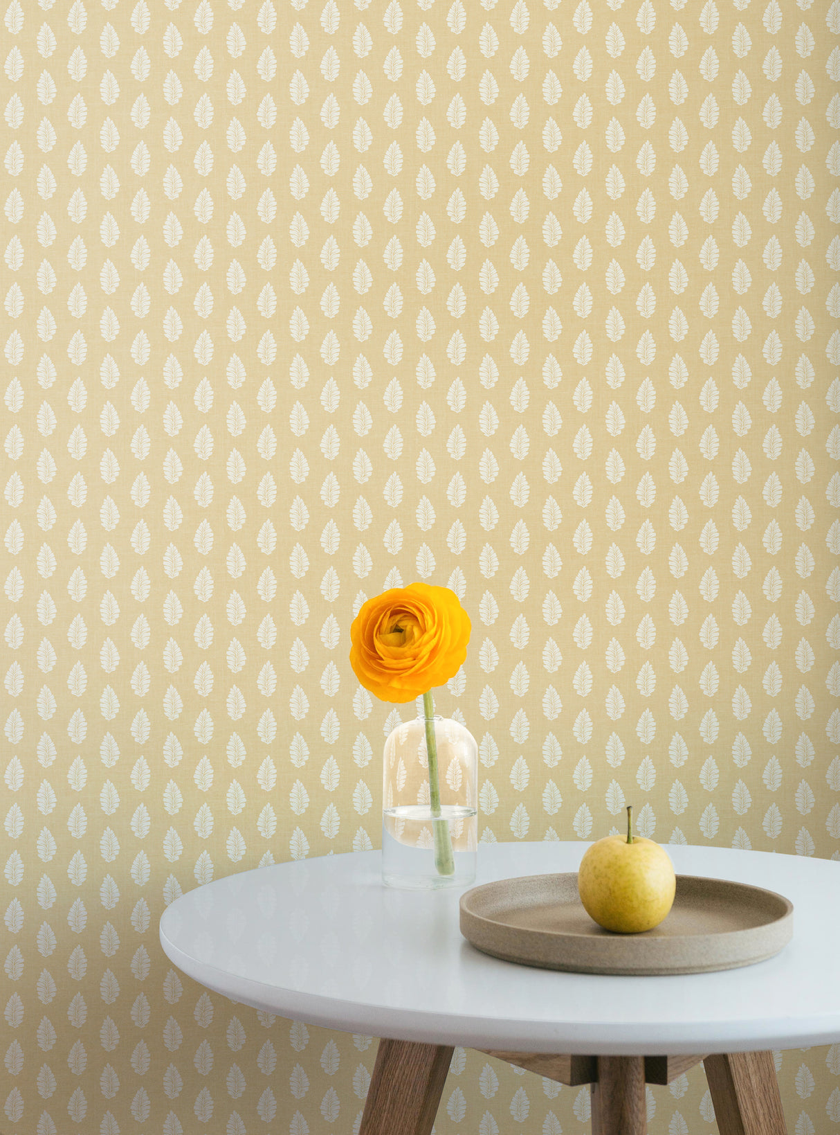 York GR5961 Leaf Pendant Yellow Wallpaper