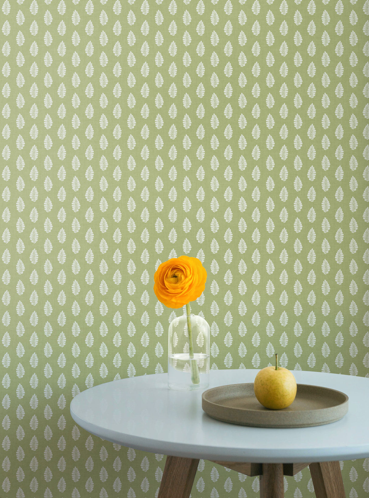 York GR5967 Leaf Pendant Green Wallpaper