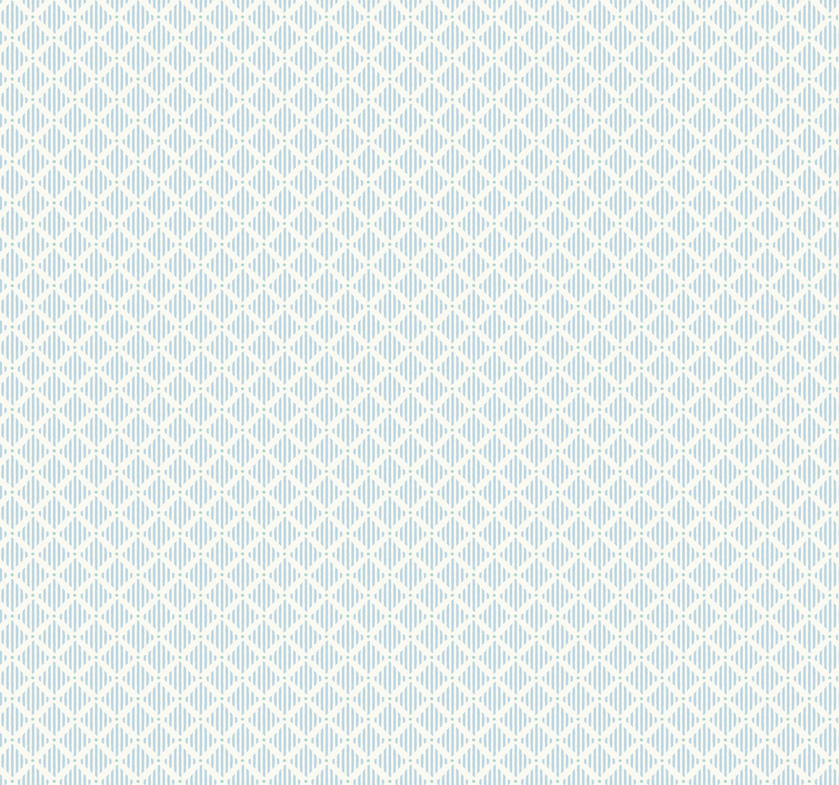 York GR6005 Diamond Gate Blue & White Wallpaper