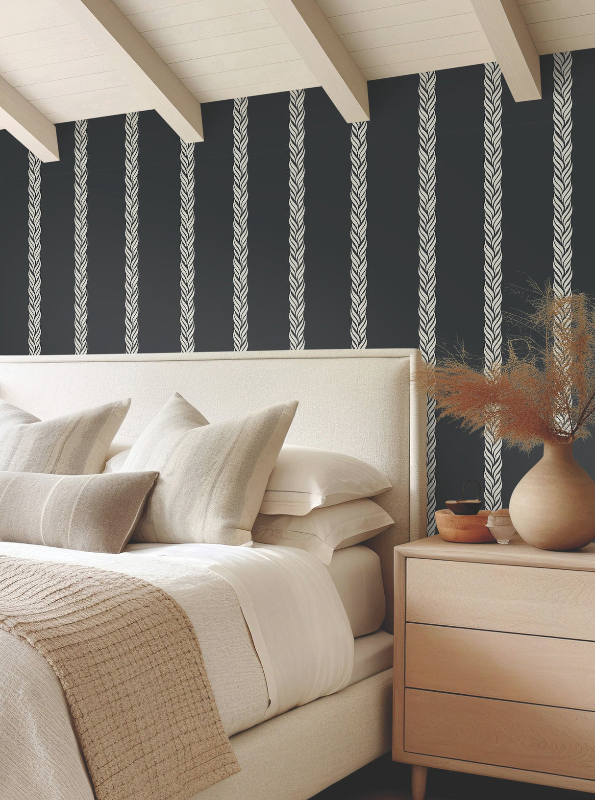 Ronald Redding GT4544 Braided Stripe Wallpaper - Eade's Wallpaper