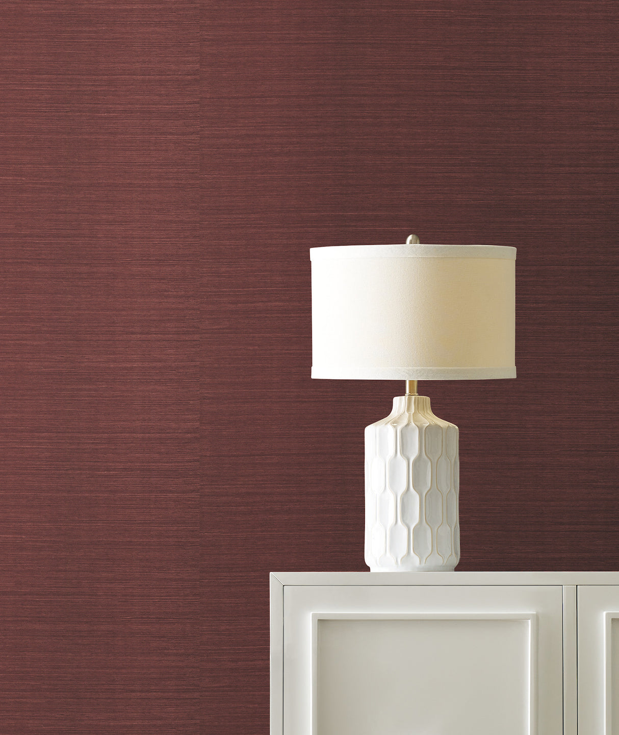 York GV0123NW Maguey Sisal Mulberry Wallpaper