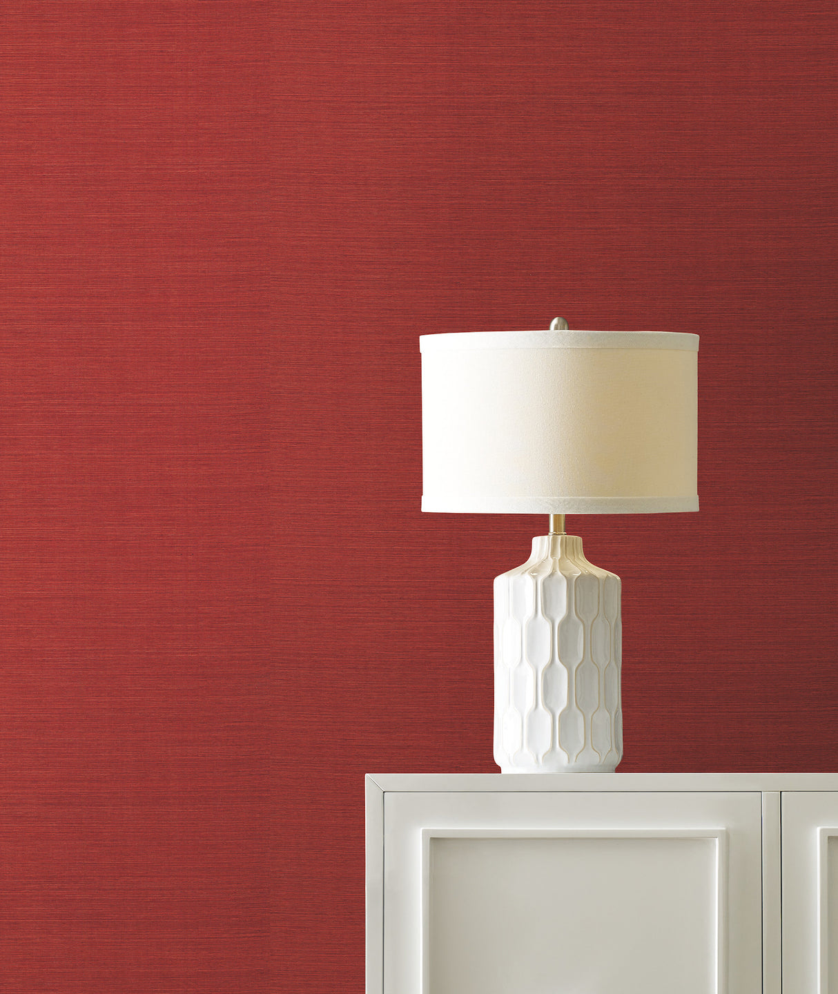 York GV0141NW Maguey Sisal Tomato Wallpaper