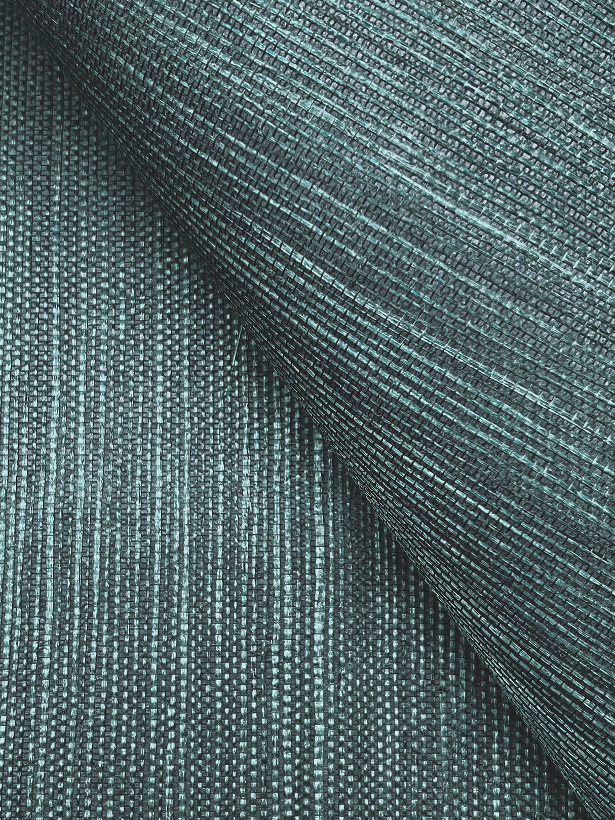 York GV0154NW Maguey Sisal Peacock Wallpaper