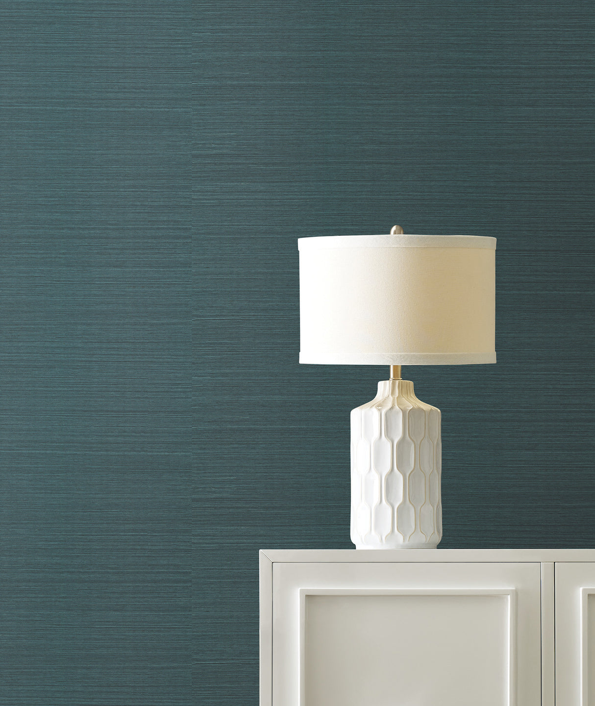 York GV0154NW Maguey Sisal Peacock Wallpaper