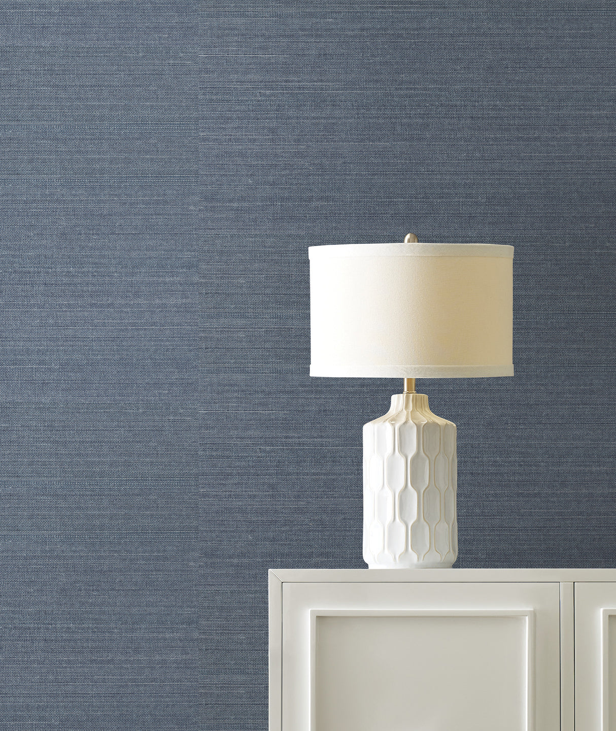 York GV0163NW Maguey Sisal Denim Wallpaper