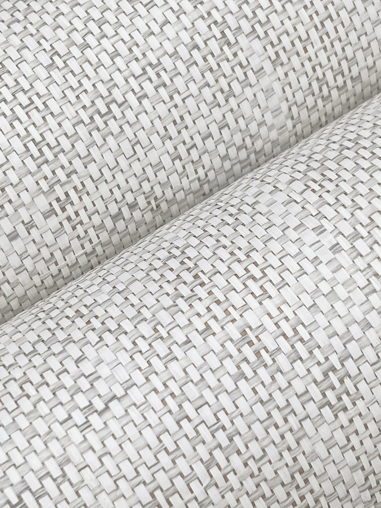 York GV0182LM Kami Paperweave Smoke Wallpaper