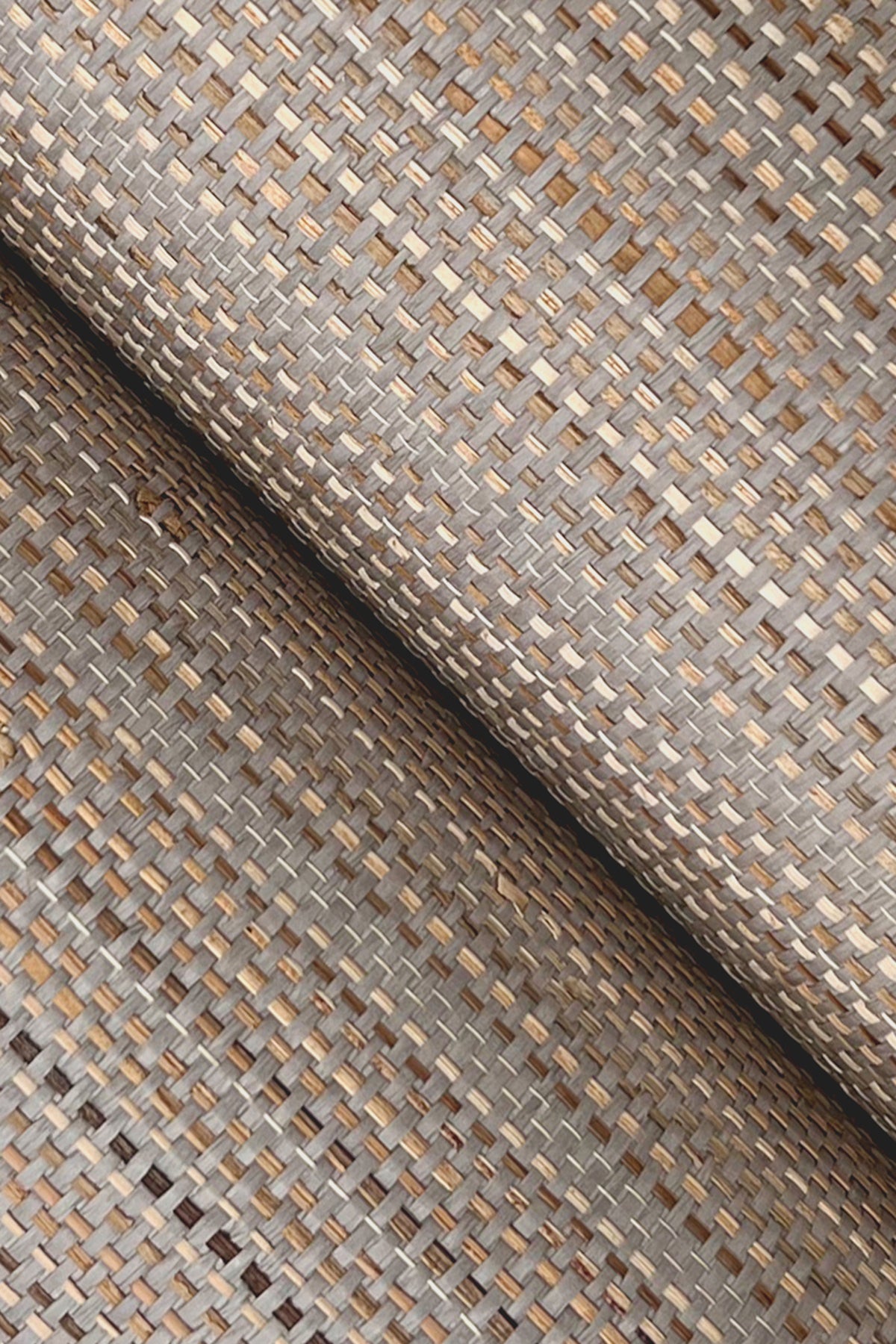 York GV0203 Marled Abaca Grey Wallpaper