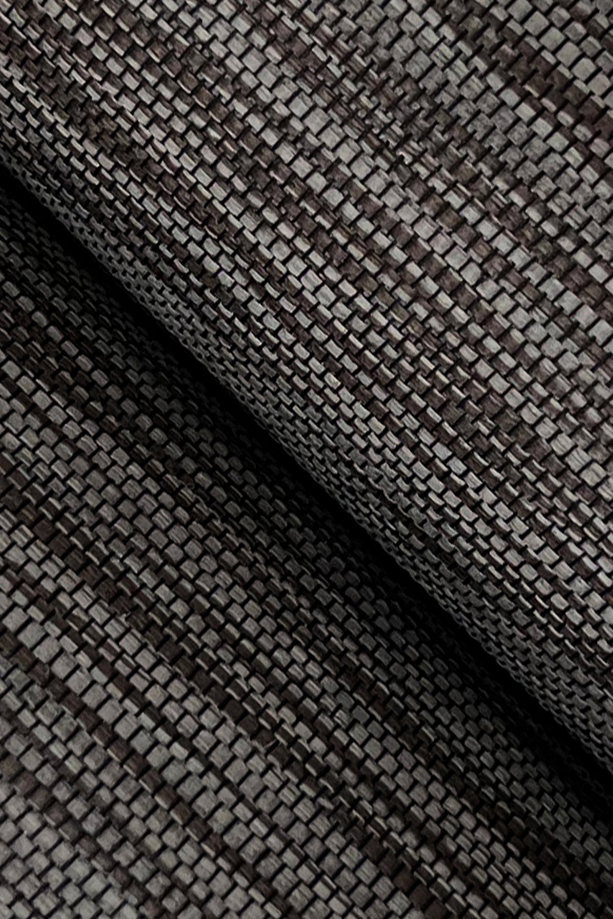 York GV0221 Horizon Paperweave Black Wallpaper
