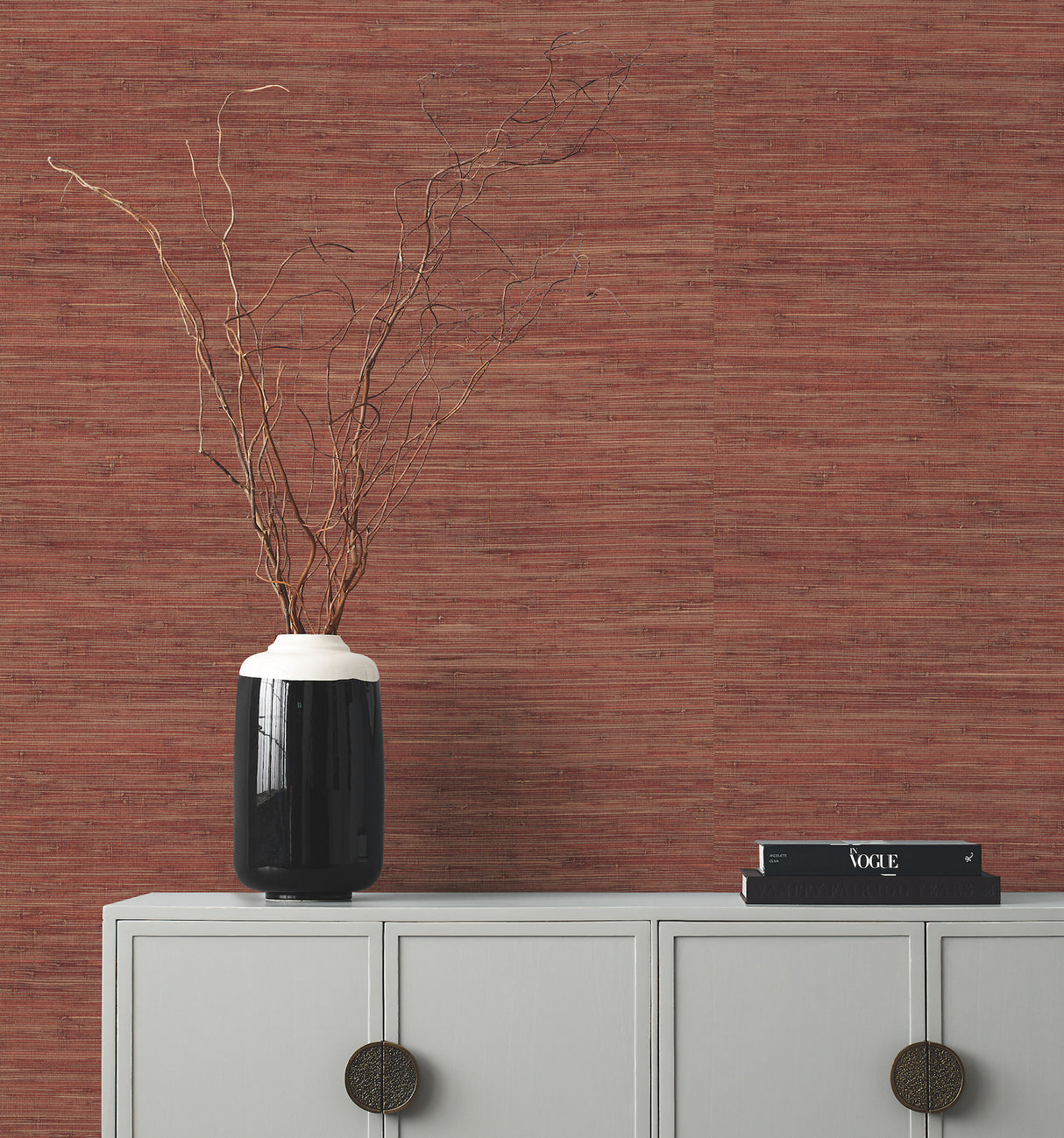 York GV0233 Knotted Grass Brick Wallpaper