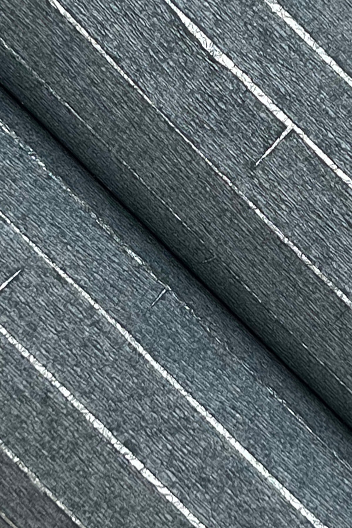 York GV0254 Handcrafted Shimmering Paper Denim Wallpaper