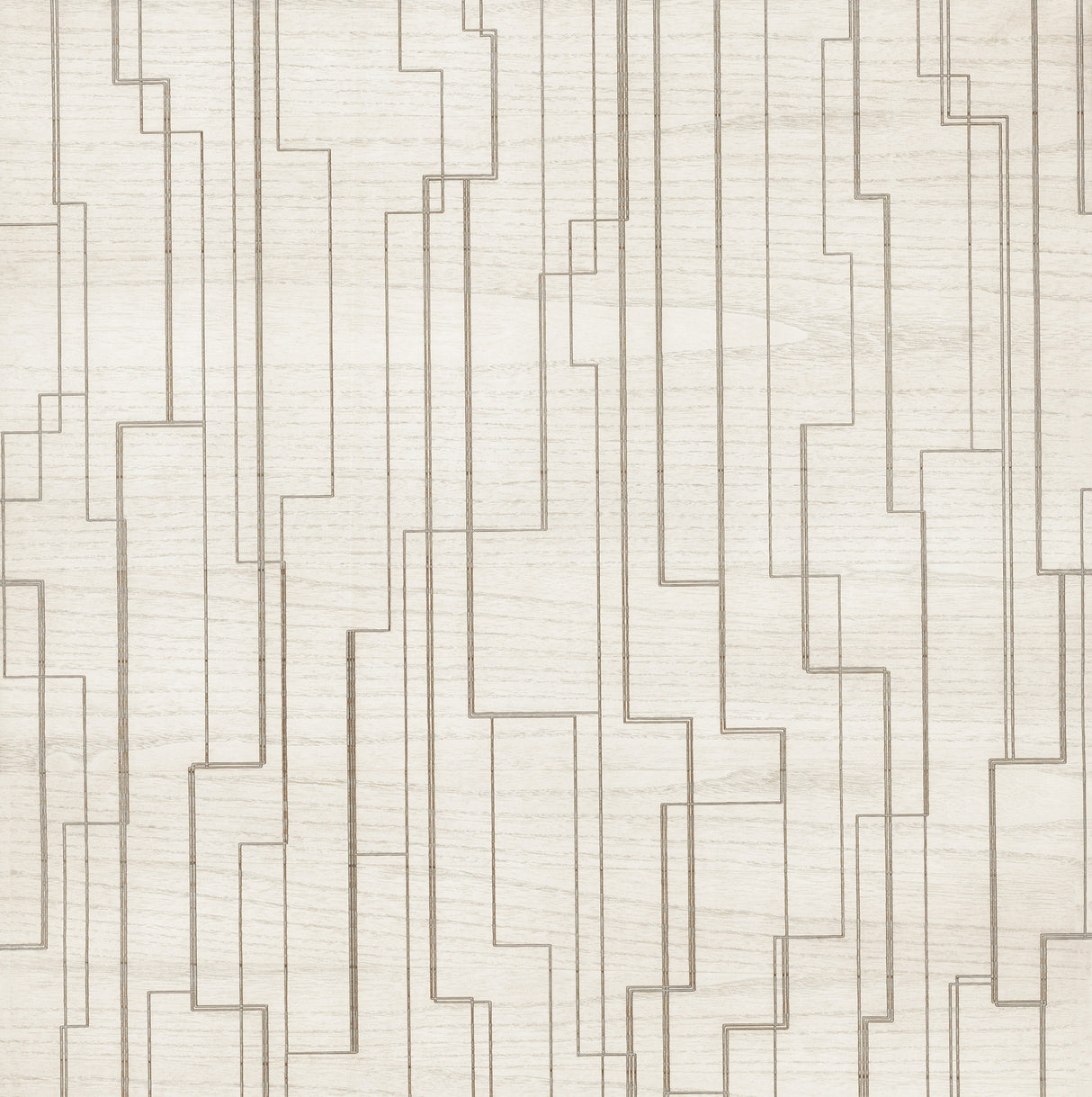 York GV0257 Inlay Line White Wallpaper