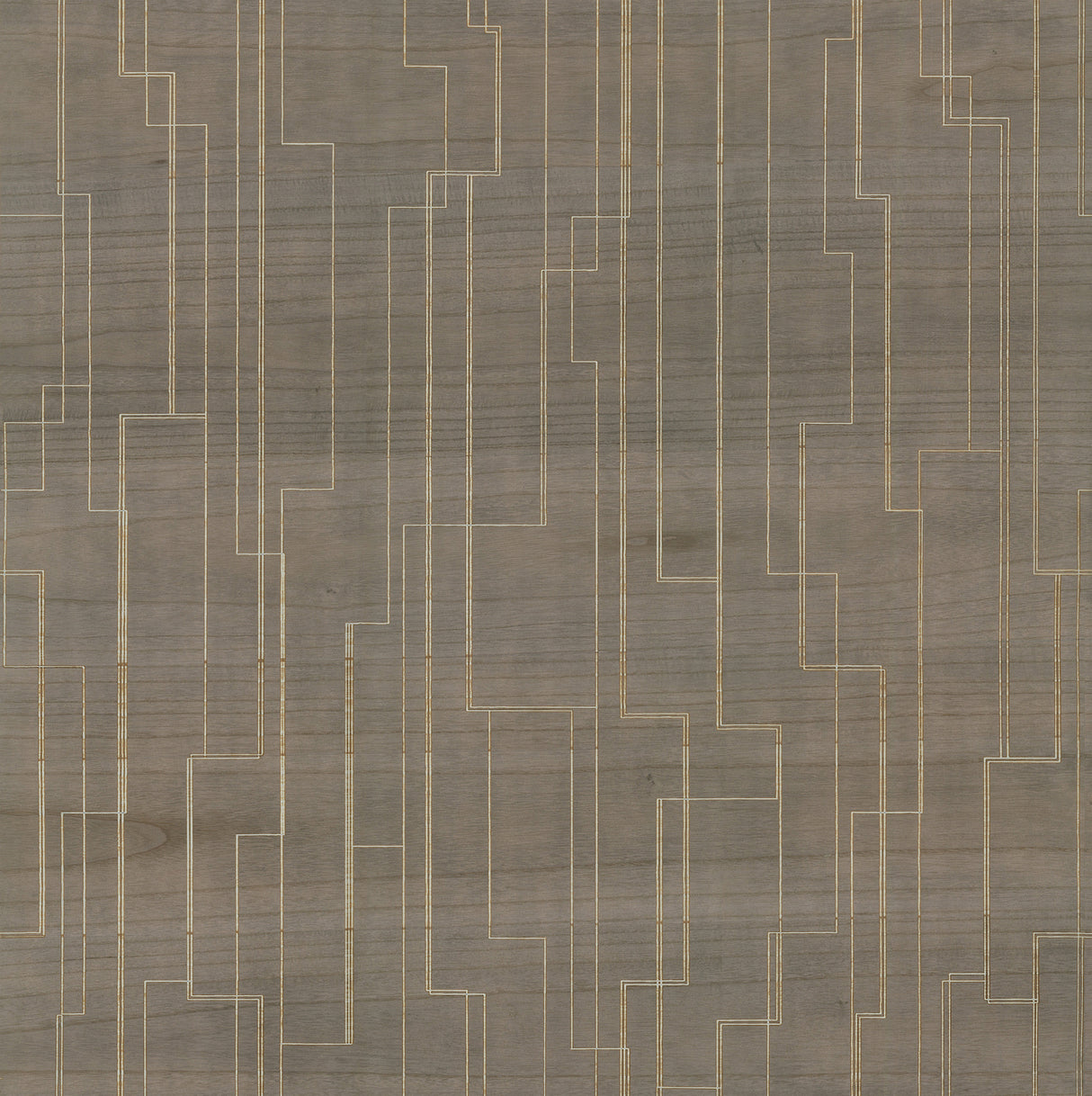 York GV0259 Inlay Line Mink Wallpaper