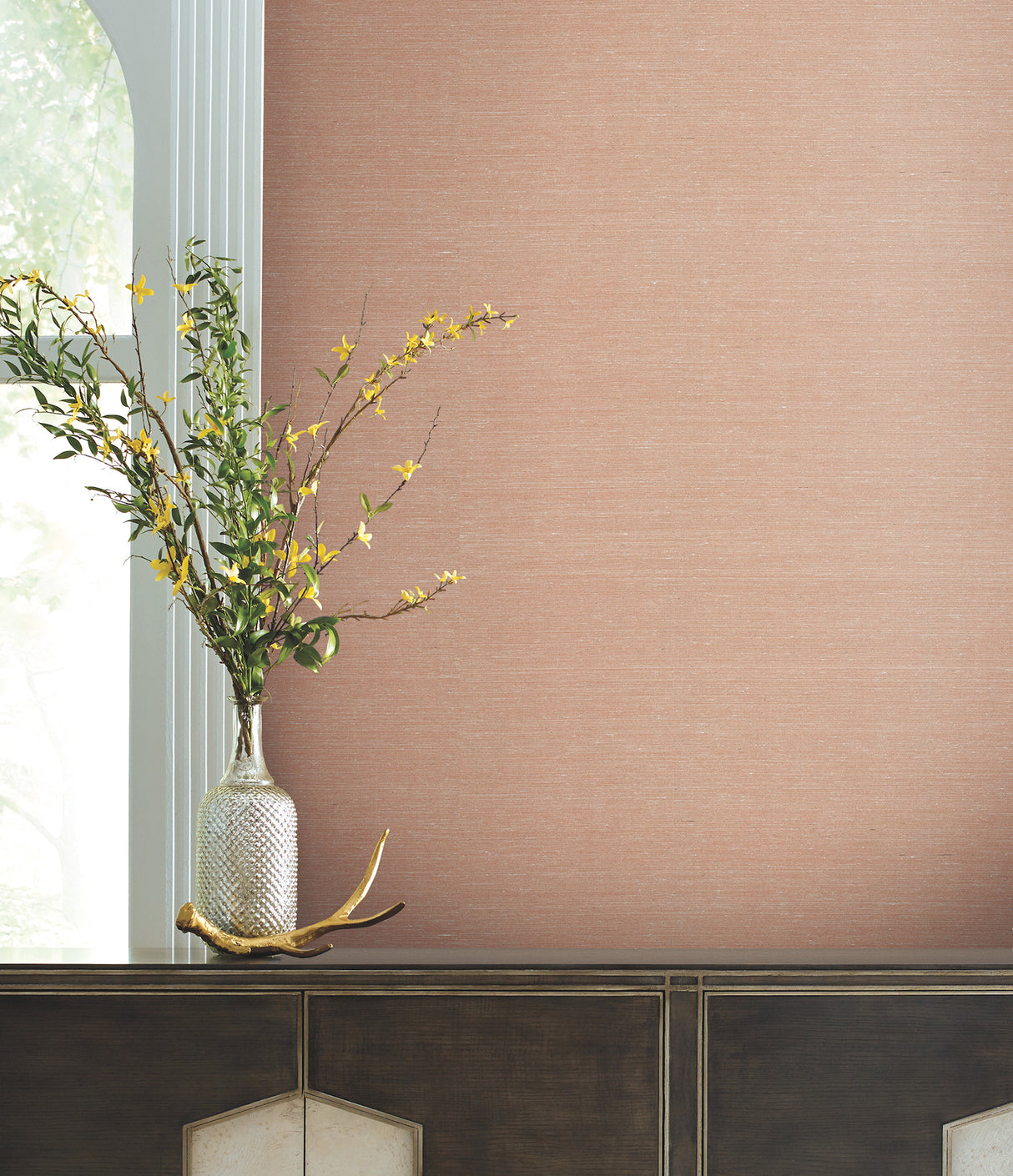 York GV0281 Delicate Abaca Brick Wallpaper