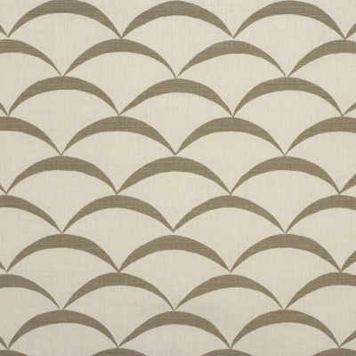 LEE JOFA MODERN GWF-2618.111.0 CRESCENT WHITE/TAUPE Fabric - Eade's Wallpaper