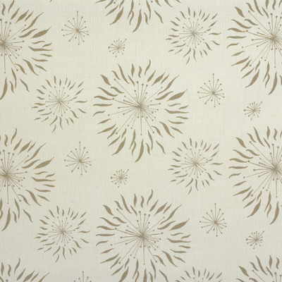 LEE JOFA MODERN GWF-2619.111.0 DANDELION WHITE/TAUPE Fabric - Eade's Wallpaper