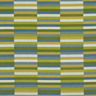 LEE JOFA MODERN GWF-2644.523.0 BLOCCHI SILK MEADOW/SKY Fabric - Eade's Wallpaper