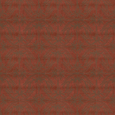 LEE JOFA MODERN GWF-2926.19.0 LILY BRANCH RED Fabric - Eade's Wallpaper
